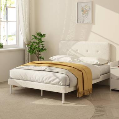 Ebern Designs Nithila Upholstered Metal Bed Wayfair